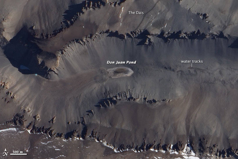 Самое соленое озеро в мире находится в Антарктиде