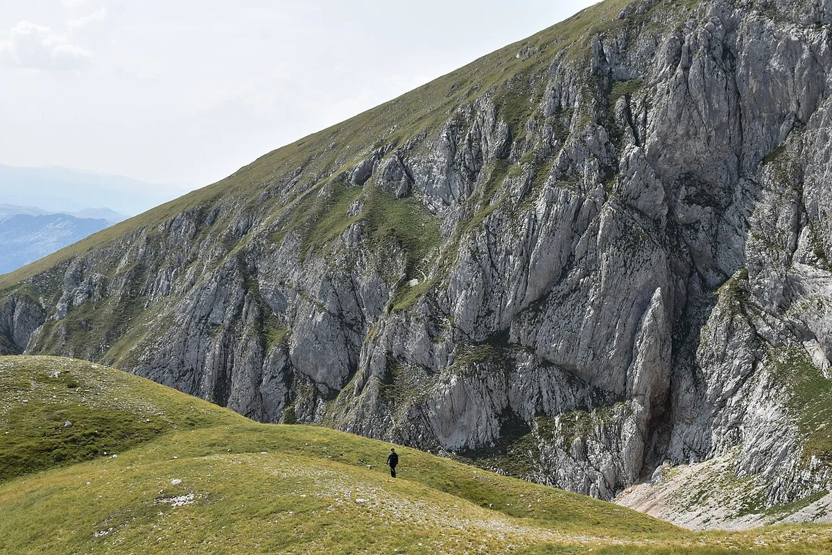 Гірськолижна траса на Савин Куке в Дурмиторі взимку