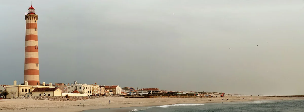 Солеварни на лагуне Риа-де-Авейру с кучками белой соли