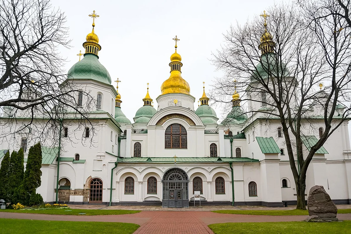 Дзвіниця Собору Святої Софії в Києві – вид зверху