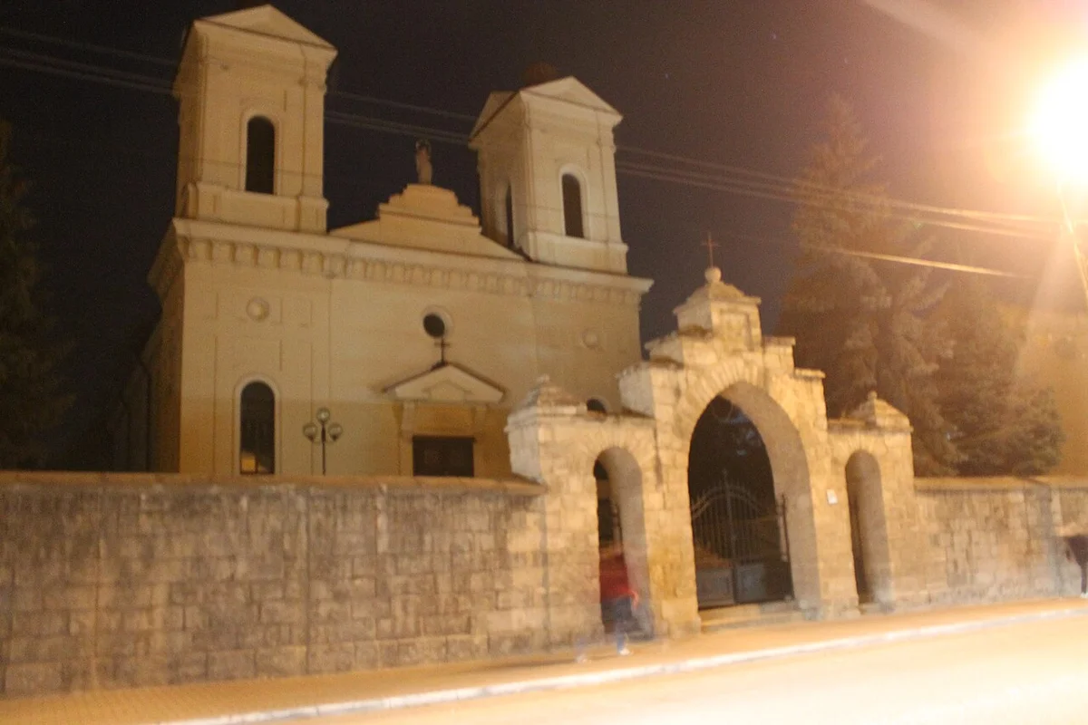 克雷梅涅茨市全景，可见18至19世纪的建筑