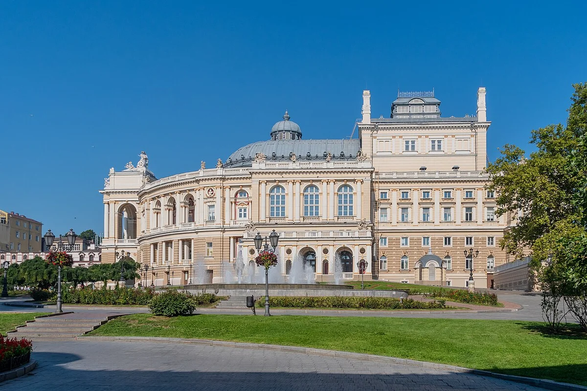 A traditional Odessa café on Deribasovskaya Street, serving local cuisine