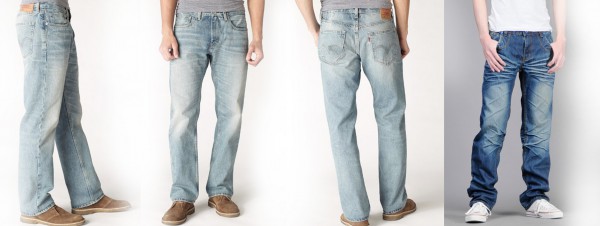 Чоловічі джинси раслабленний фасон
